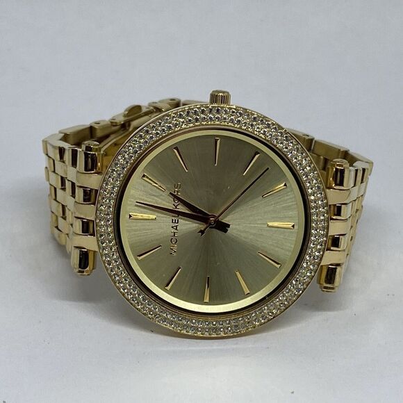 Michael Kors Darci MK3191 Women's Gold Stainless Steel Analog Dial Watch MP894 - Picture 7 of 12